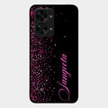 Glitter Customize Glass Case Cover Pink For Oneplus Nord 2T 5G