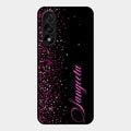 Glitter Customize Glass Case Cover Pink For Oneplus Nord 5 5G