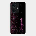 Glitter Customize Glass Case Cover Pink For Oneplus Nord Ce 3 5G