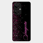 Glitter Customize Glass Case Cover Pink For Oneplus Nord Ce5 5G