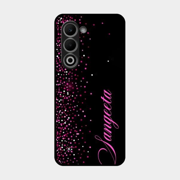 Glitter Customize Glass Case Cover Pink For Oppo A5 5G