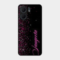 Glitter Customize Glass Case Cover Pink For Oppo A5X 5G