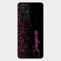Glitter Customize Glass Case Cover Pink For Oppo F19 Pro Plus 5G