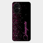 Glitter Customize Glass Case Cover Pink For Oppo F21 Pro 5G