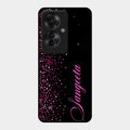 Glitter Customize Glass Case Cover Pink For Oppo F25 Pro 5G