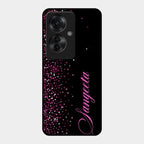 Glitter Customize Glass Case Cover Pink For Oppo F25 Pro 5G