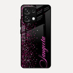 Glitter Customize Glass Case Cover Pink For Oppo F31 5G