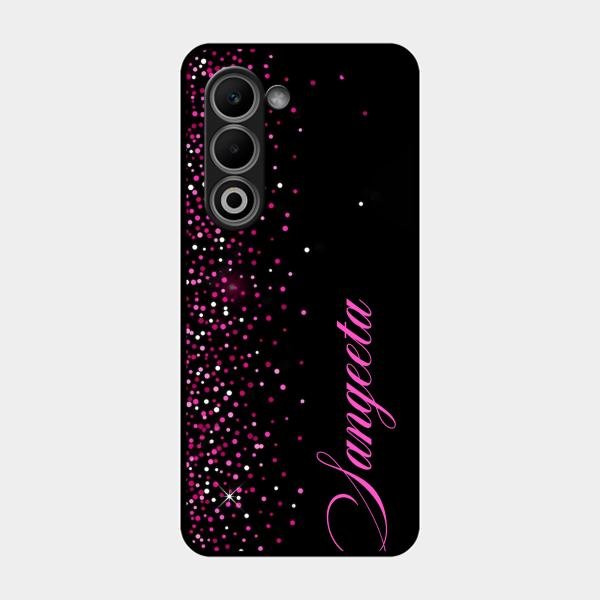 Glitter Customize Glass Case Cover Pink For Oppo K13X 5G