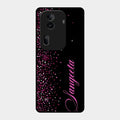 Glitter Customize Glass Case Cover Pink For Oppo Reno 11 Pro 5G