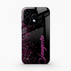 Glitter Customize Glass Case Cover Pink For Oppo Reno 15 5G