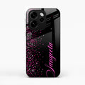 Glitter Customize Glass Case Cover Pink For Oppo Reno 15C 5G