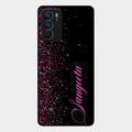 Glitter Customize Glass Case Cover Pink For Oppo Reno 6 5G