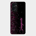 Glitter Customize Glass Case Cover Pink For Oppo Reno 7 5G
