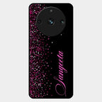 Glitter Customize Glass Case Cover Pink For Realme 11 Pro Plus 5G