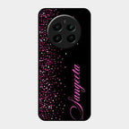 Glitter Customize Glass Case Cover Pink For Realme 12 Plus 5G
