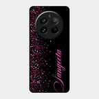 Glitter Customize Glass Case Cover Pink For Realme 12 Pro 5G