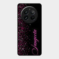 Glitter Customize Glass Case Cover Pink For Realme 12 Pro Plus 5G