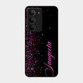 Glitter Customize Glass Case Cover Pink For Realme 14X 5G