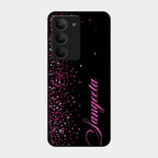 Glitter Customize Glass Case Cover Pink For Realme 14X 5G