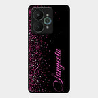 Glitter Customize Glass Case Cover Pink For Realme 15 5G