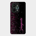 Glitter Customize Glass Case Cover Pink For Realme 15 Pro 5G