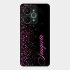 Glitter Customize Glass Case Cover Pink For Realme 15 Pro 5G
