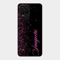 Glitter Customize Glass Case Cover Pink For Realme 8 Pro