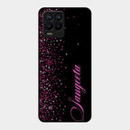 Glitter Customize Glass Case Cover Pink For Realme 8 Pro