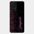 Glitter Customize Glass Case Cover Pink For Realme 9 Pro 5G