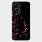 Glitter Customize Glass Case Cover Pink For Realme C55