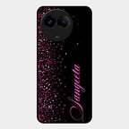 Glitter Customize Glass Case Cover Pink For Realme C67 5G