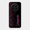 Glitter Customize Glass Case Cover Pink For Realme Narzo 70 Pro 5G