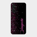 Glitter Customize Glass Case Cover Pink For Samsung Galaxy A16 5G