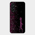Glitter Customize Glass Case Cover Pink For Samsung Galaxy A17 5G