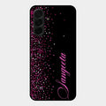 Glitter Customize Glass Case Cover Pink For Samsung Galaxy A26 5G