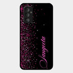Glitter Customize Glass Case Cover Pink For Samsung Galaxy F23 5G