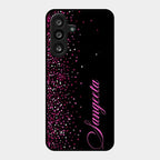 Glitter Customize Glass Case Cover Pink For Samsung Galaxy F56 5G