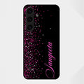 Glitter Customize Glass Case Cover Pink For Samsung Galaxy S25 FE 5G