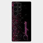 Glitter Customize Glass Case Cover Pink For Samsung Galaxy S26 Ultra 5G