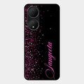 Glitter Customize Glass Case Cover Pink For Vivo T2 5G