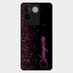Glitter Customize Glass Case Cover Pink For Vivo T2 Pro 5G