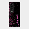 Glitter Customize Glass Case Cover Pink For Vivo T3 Ultra