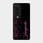 Glitter Customize Glass Case Cover Pink For Vivo T3 Ultra