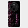 Glitter Customize Glass Case Cover Pink For Vivo T4 5G