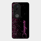 Glitter Customize Glass Case Cover Pink For Vivo T4 Ultra 5G