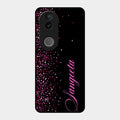 Glitter Customize Glass Case Cover Pink For Vivo T4R 5G