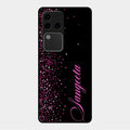 Glitter Customize Glass Case Cover Pink For Vivo V30 Pro 5G