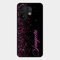 Glitter Customize Glass Case Cover Pink For Vivo V60 5G