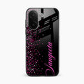 Glitter Customize Glass Case Cover Pink For Vivo V60e 5G