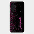 Glitter Customize Glass Case Cover Pink For Vivo X50 5G